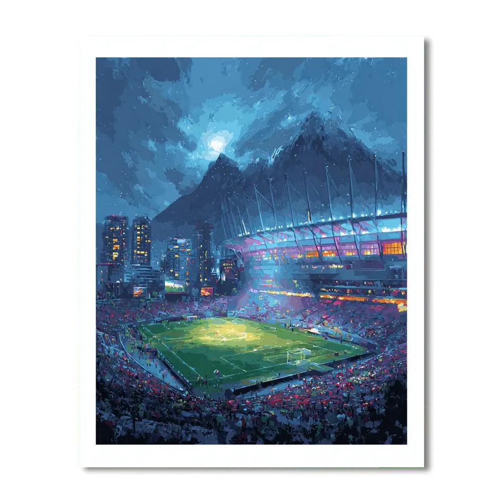 Vancouver Fifa 2026 Blue paint by numbers