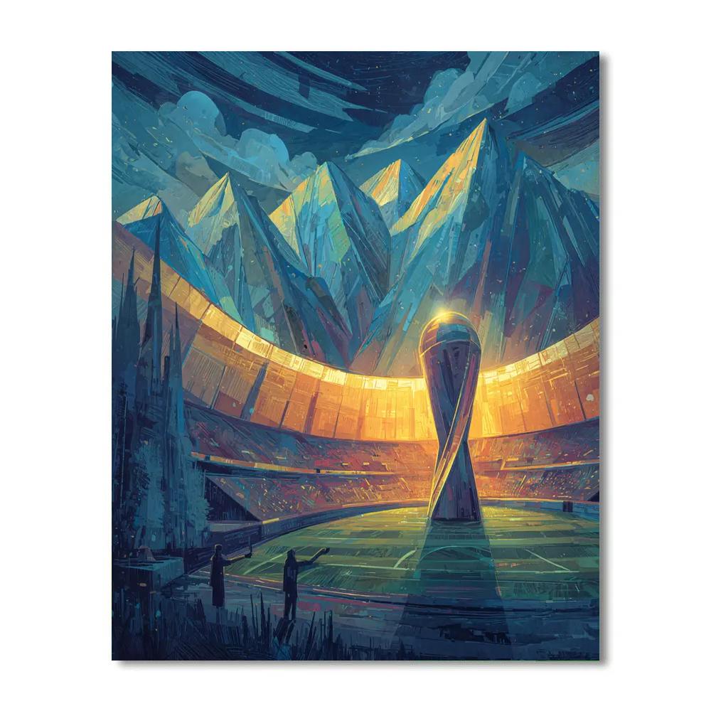 Monterrey Fifa 2026 Lights Numbered painting kits