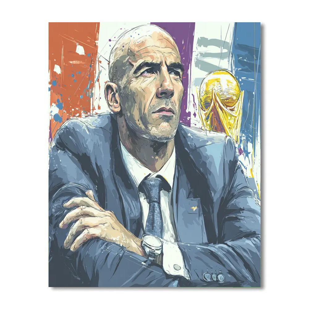 Zidane Fifa 2026 Legacy DIY paint by numbers