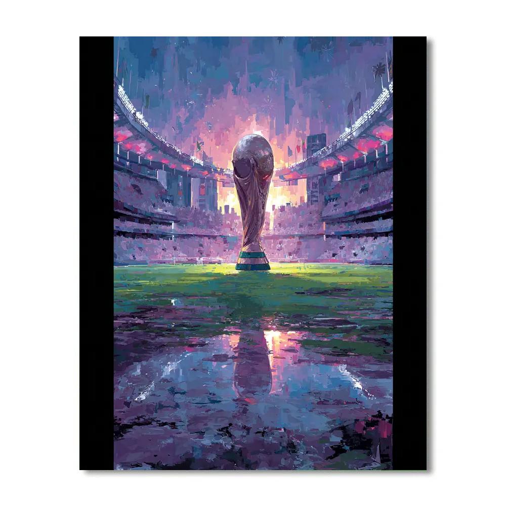 Miami Fifa 2026 Reflection DIY paint by numbers
