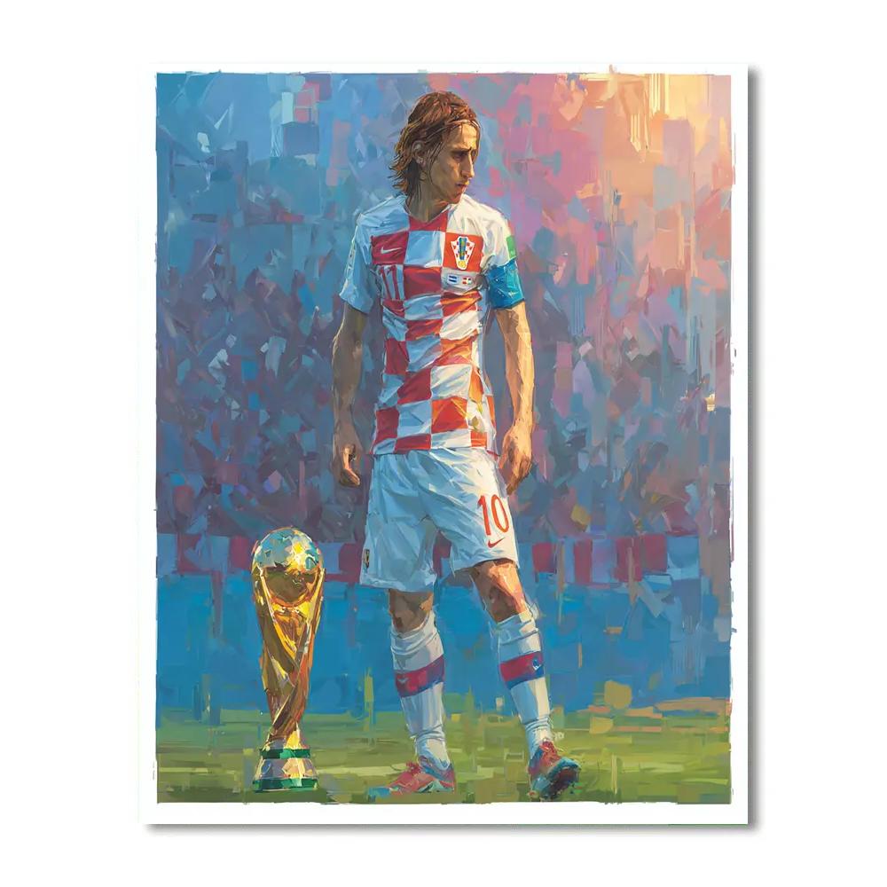 Fifa 2026 Modrić Legacy DIY paint by numbers