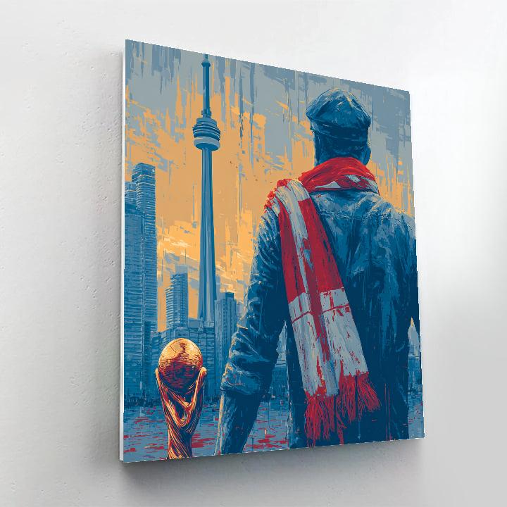 Toronto Fifa 2026 Glow Numbered painting kits