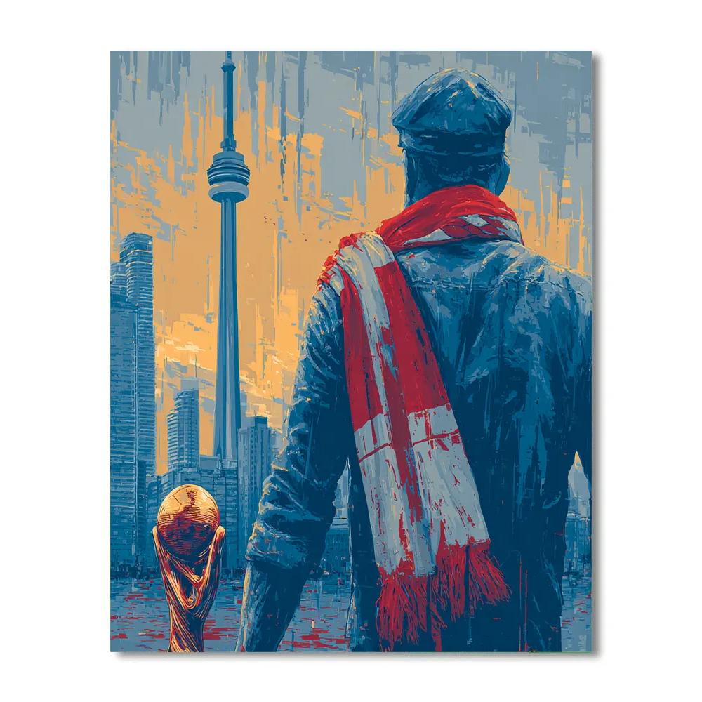 Toronto Fifa 2026 Glow Numbered painting kits