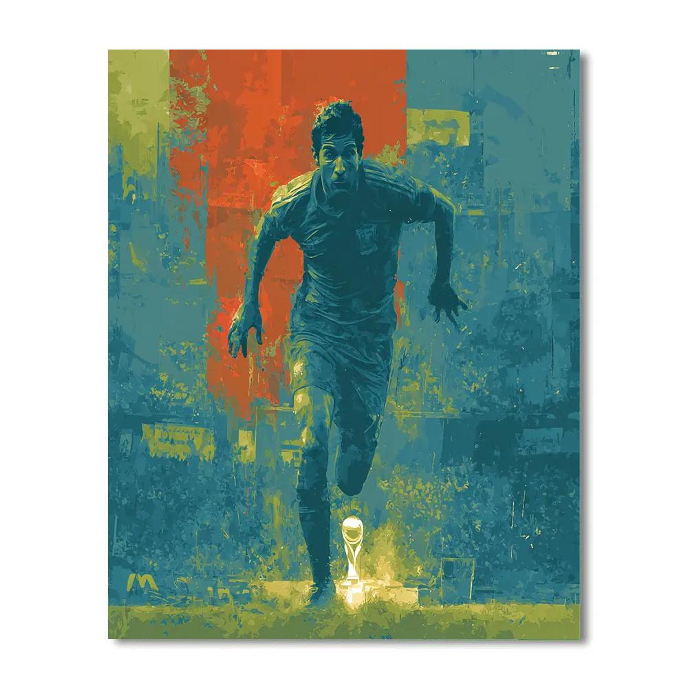 Morocco Fifa 2026 Atlas Painting by numbers kit