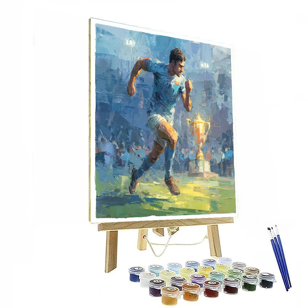 Uzbekistan Fifa 2026 Dawn Number painting