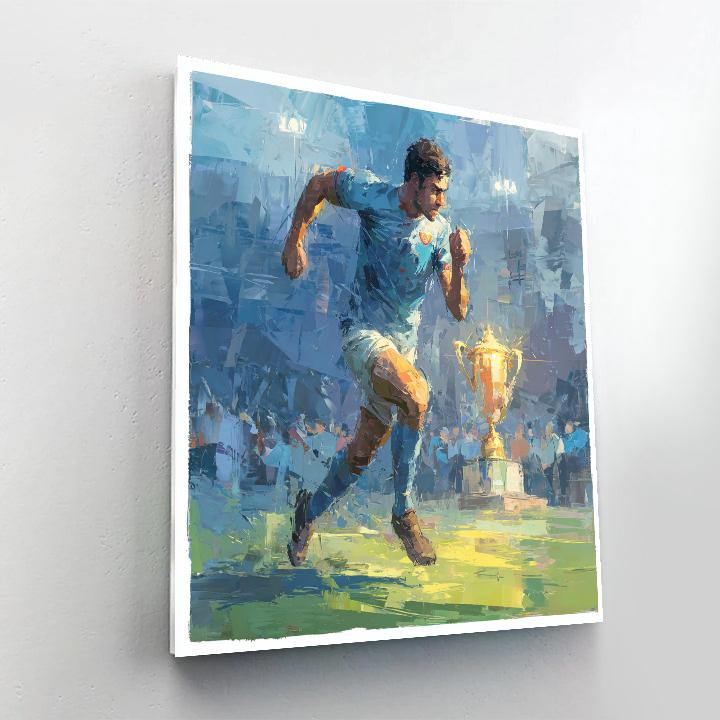 Uzbekistan Fifa 2026 Dawn Number painting