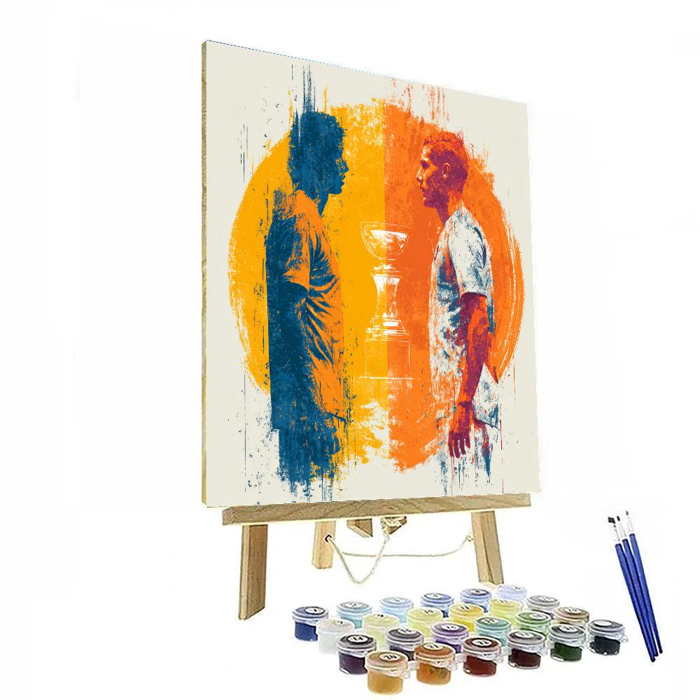 Fifa 2026 Netherlands Vs Tunisia Numbered painting kits