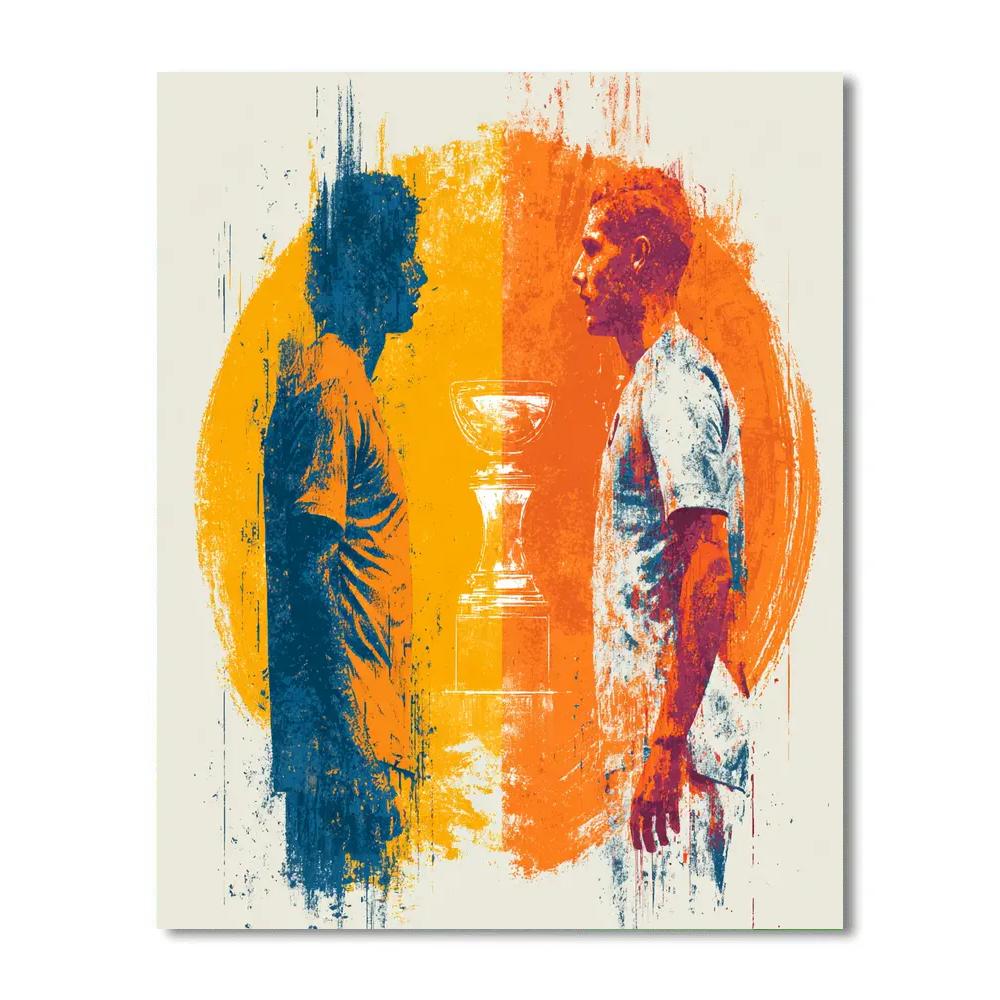 Fifa 2026 Netherlands Vs Tunisia Numbered painting kits