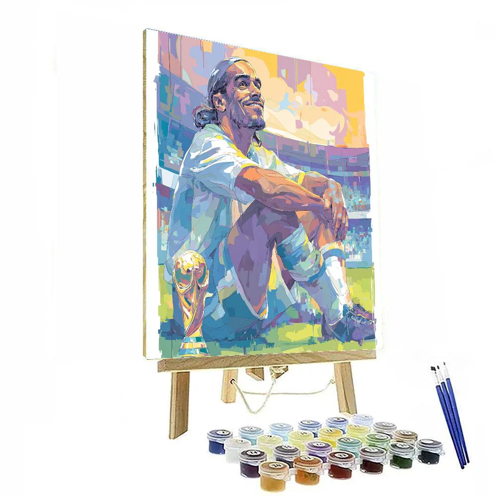 Ronaldinho Fifa 2026 Joy Paint by numbers art