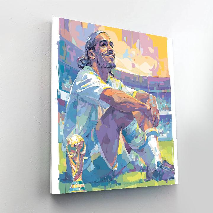 Ronaldinho Fifa 2026 Joy Paint by numbers art