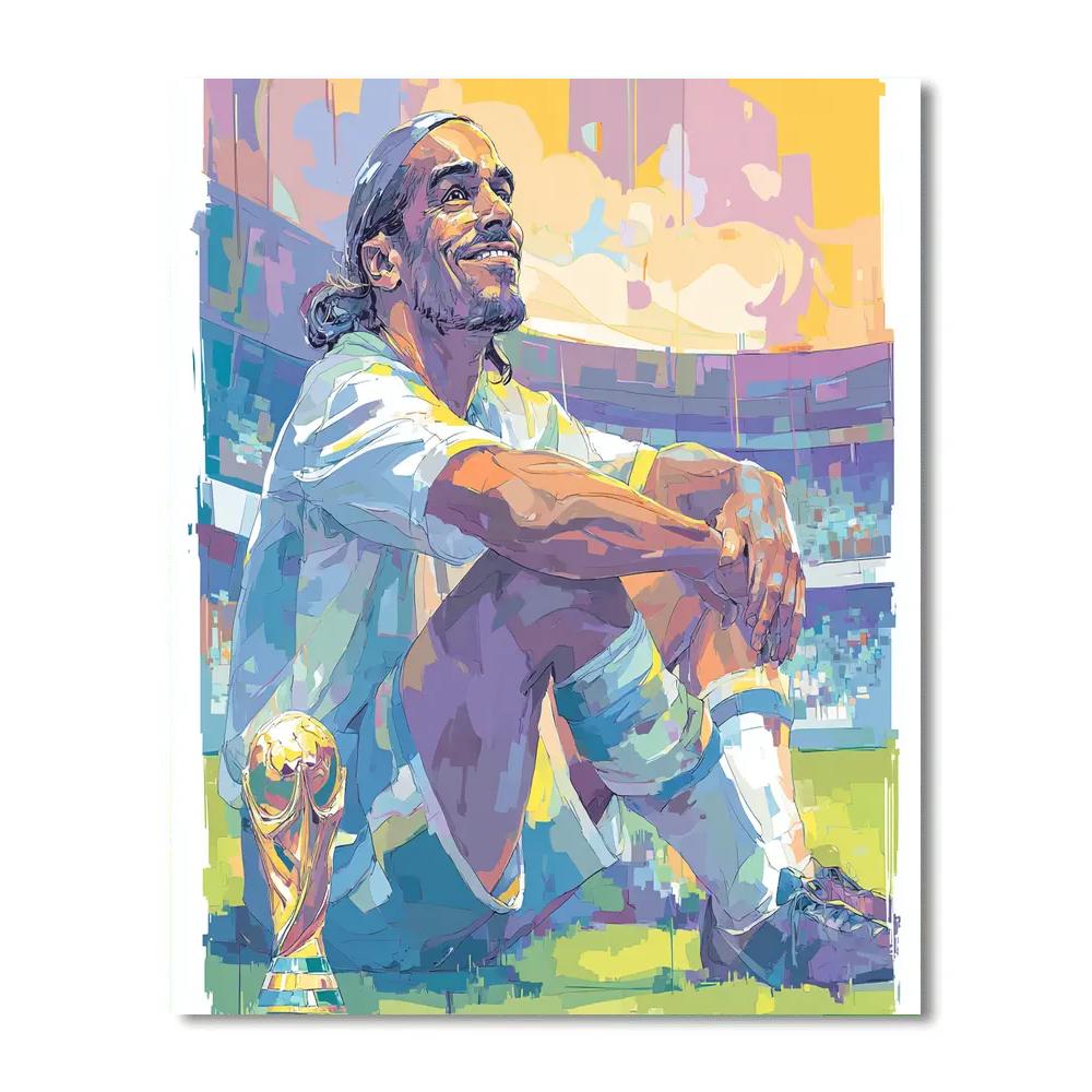 Ronaldinho Fifa 2026 Joy Paint by numbers art