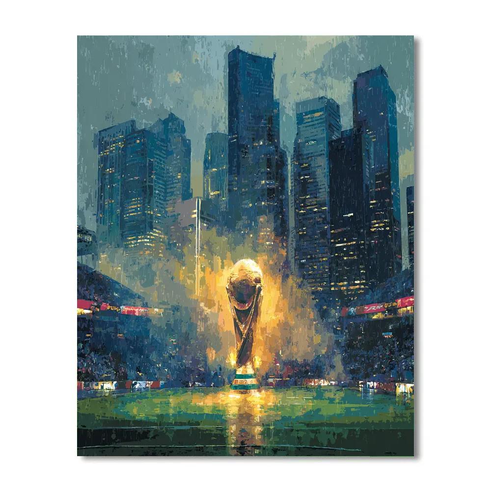 Seattle Fifa 2026 Rainlight paint by number