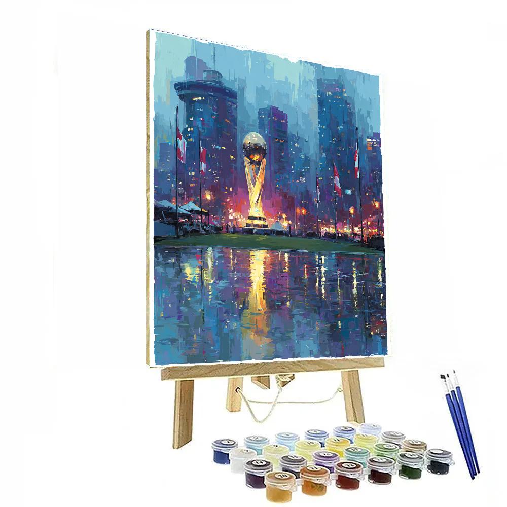 Seattle Fifa 2026 Rainlight Paint by numbers art