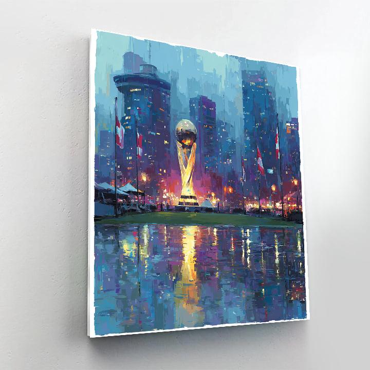 Seattle Fifa 2026 Rainlight Paint by numbers art