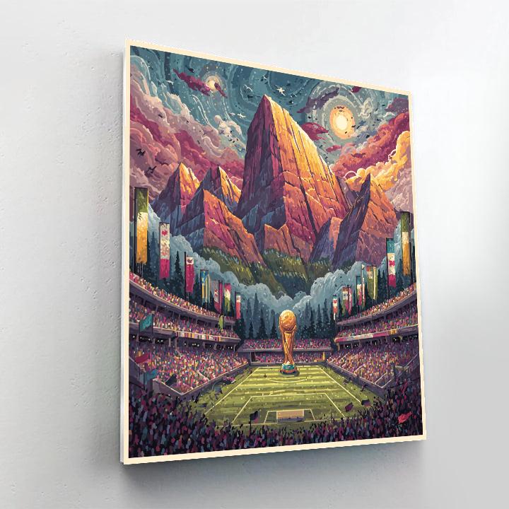 Monterrey Fifa 2026 Lights paint by color