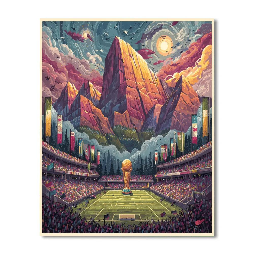 Monterrey Fifa 2026 Lights paint by color