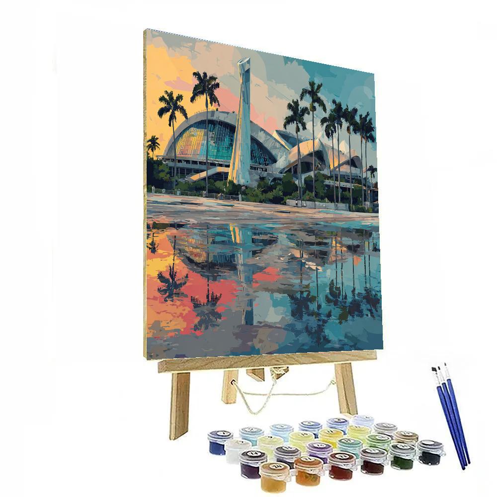 Miami Fifa 2026 Reflection DIY paint by numbers