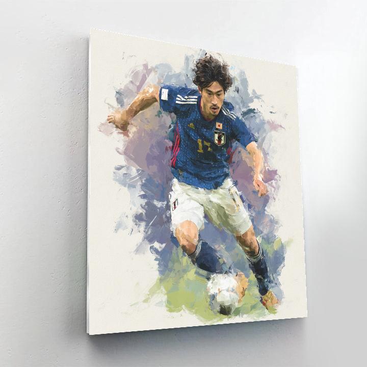Mitoma Fifa 2026 Blue paint by number