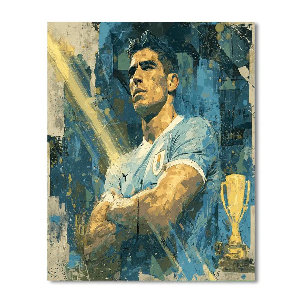 Fifa 2026 Valverde Flame Paint by numbers art