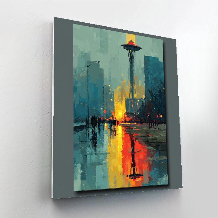 Seattle Fifa 2026 Rainlight Painting by numbers kit