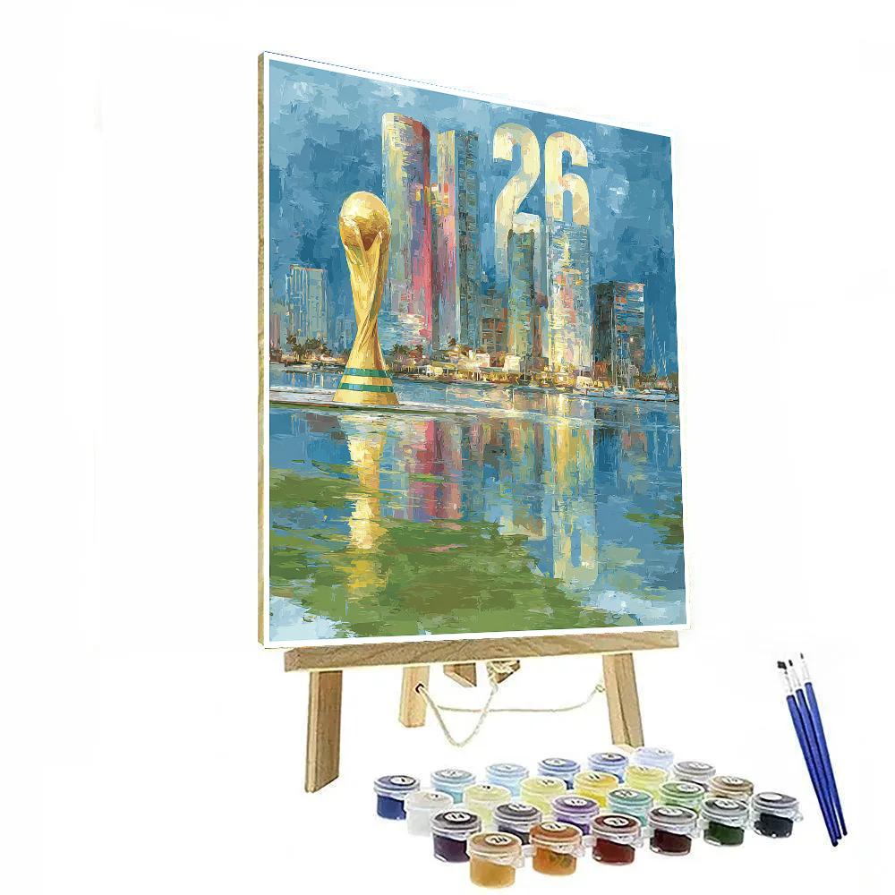 Miami Fifa 2026 Reflection Paint by numbers kits
