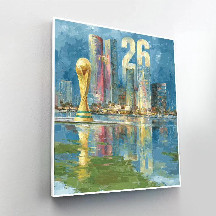 Miami Fifa 2026 Reflection Paint by numbers kits