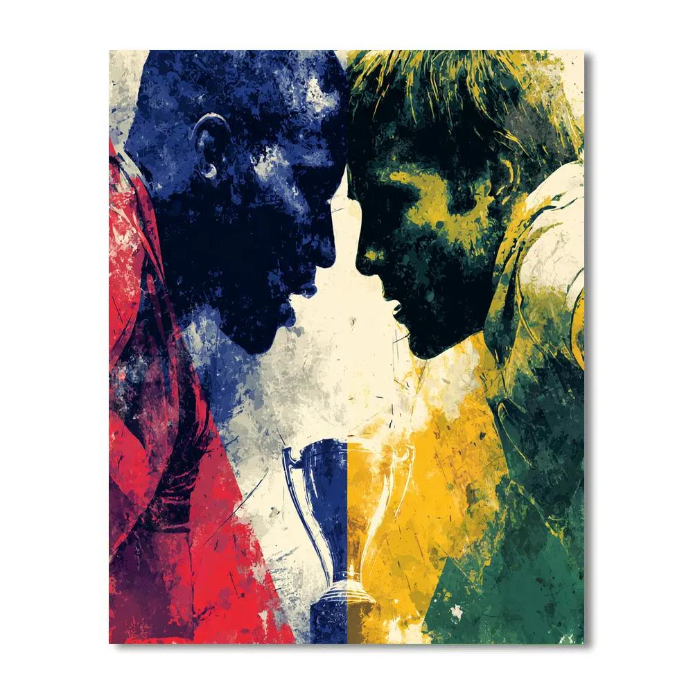 Fifa 2026 USA Vs Australia paint by number