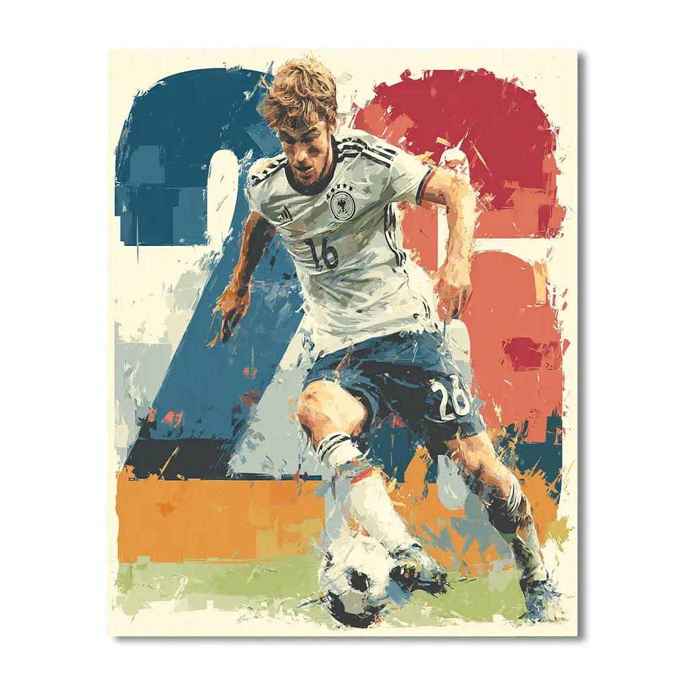 Fifa 2026 Musiala Spark paint by number