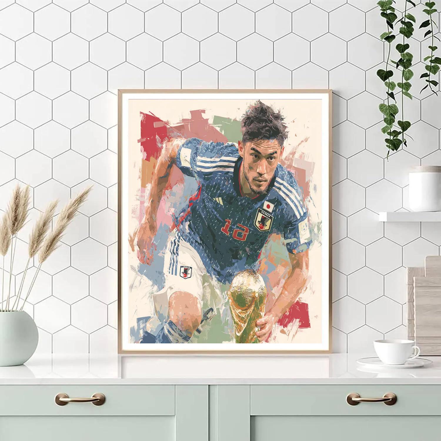 Mitoma Fifa 2026 Blue paint by number