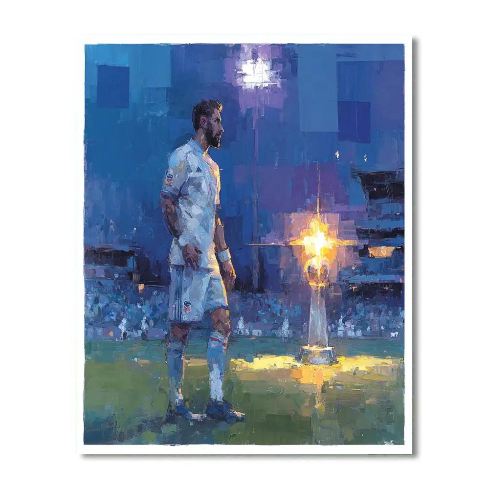 Fifa 2026 Pulisic Glow Number painting