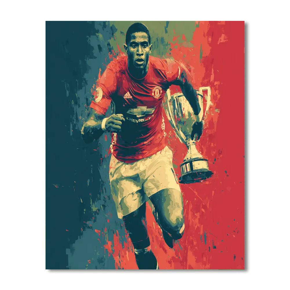Fifa 2026 Hakimi Atlas Paint by numbers art