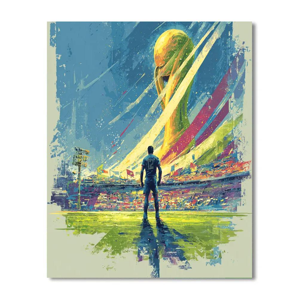 Cabo Verde Fifa 2026 Breeze Numbered painting kits