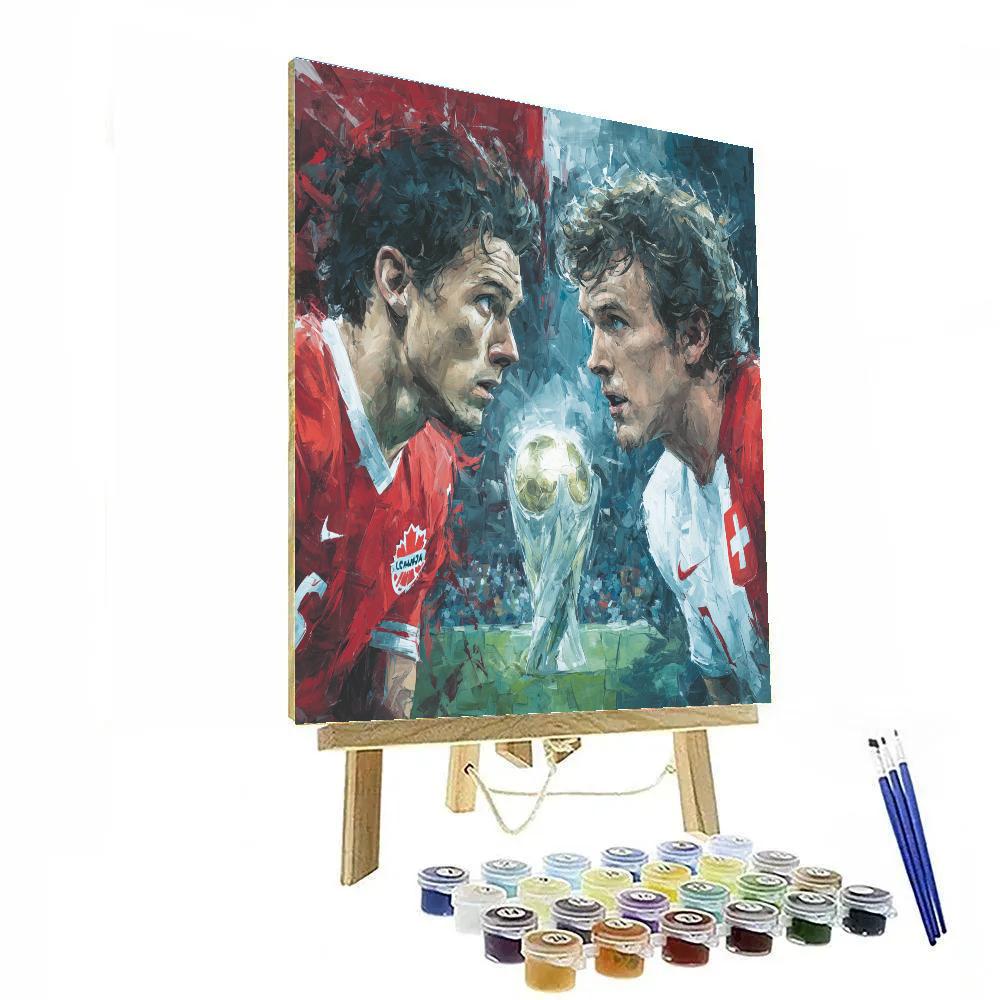 Fifa 2026 Canada Vs Switzerland paint by number