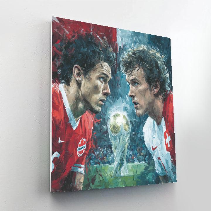 Fifa 2026 Canada Vs Switzerland paint by number