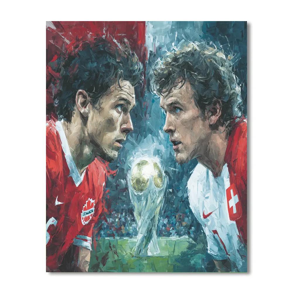 Fifa 2026 Canada Vs Switzerland paint by number