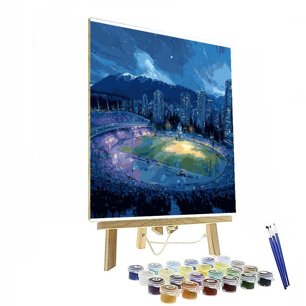 Vancouver Fifa 2026 Blue paint by number