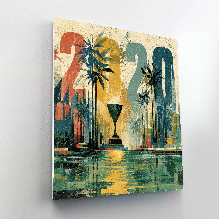 Miami Fifa 2026 Reflection Paint by numbers art
