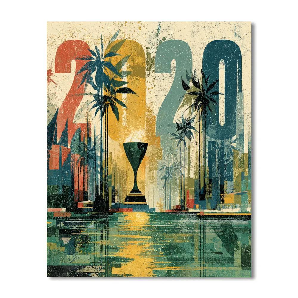 Miami Fifa 2026 Reflection Paint by numbers art
