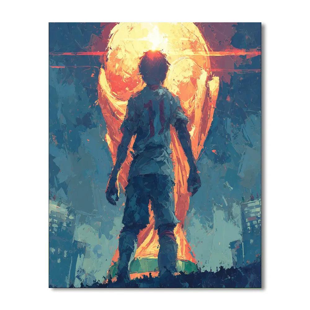Japan Fifa 2026 Dawn Paint by numbers art