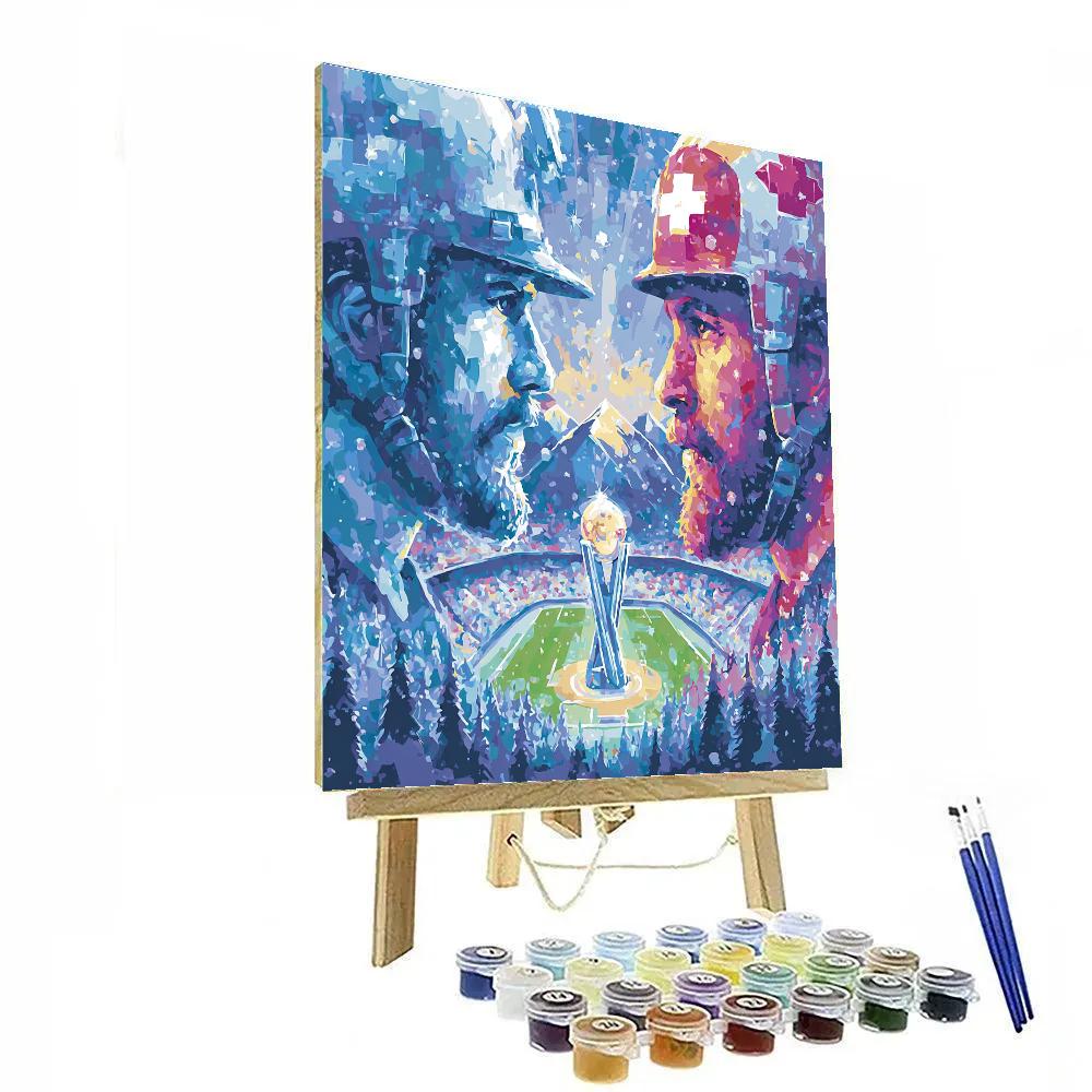 Fifa 2026 Canada Vs Switzerland Paint by numbers art