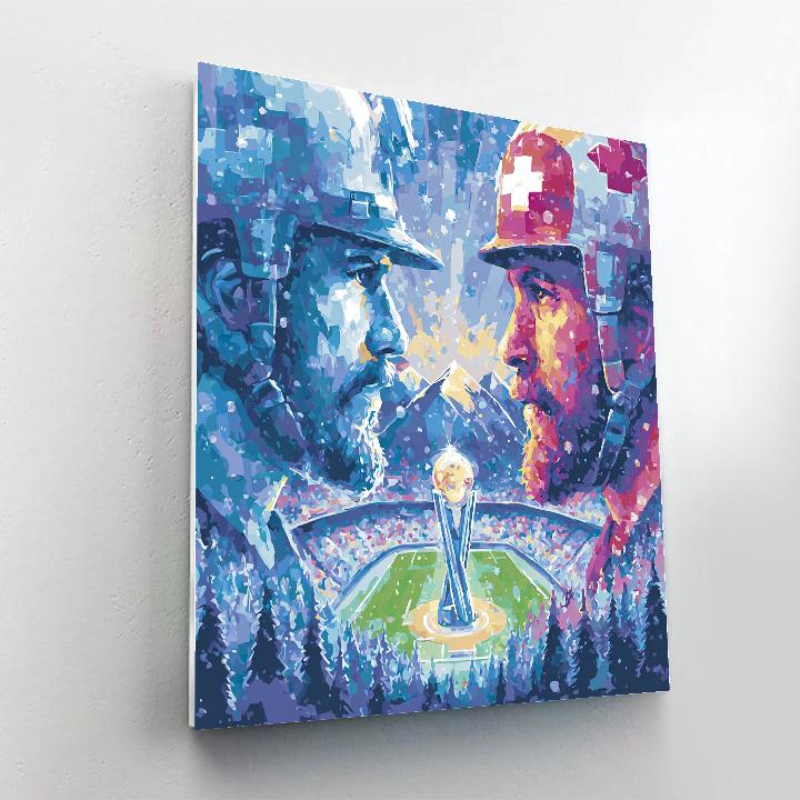 Fifa 2026 Canada Vs Switzerland Paint by numbers art