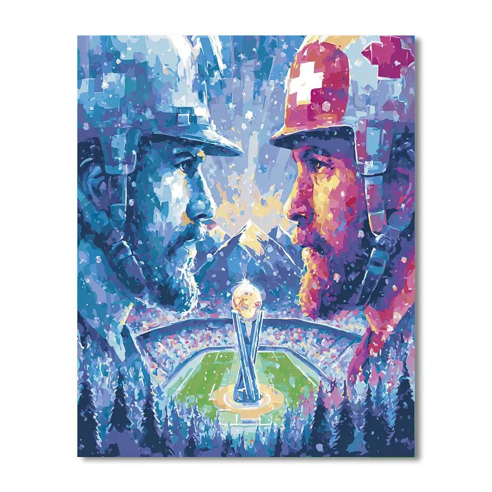 Fifa 2026 Canada Vs Switzerland Paint by numbers art