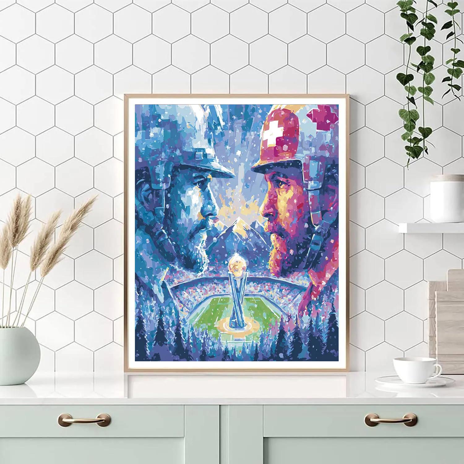 Fifa 2026 Canada Vs Switzerland Paint by numbers art