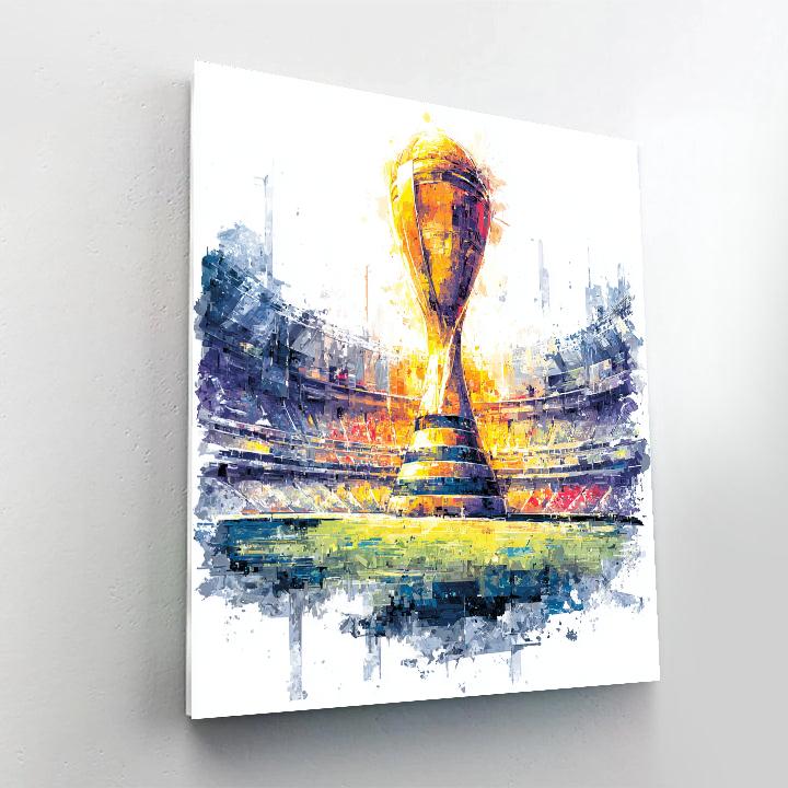 Fifa 2026 Trophy Constellation painting number kit