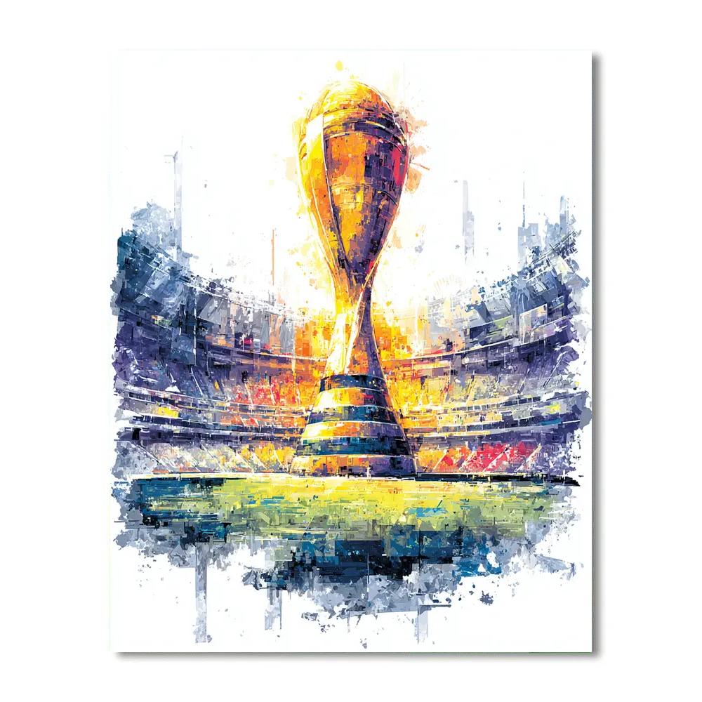Fifa 2026 Trophy Constellation painting number kit