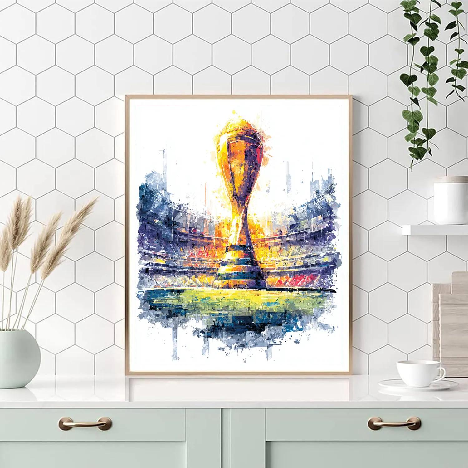Fifa 2026 Trophy Constellation painting number kit