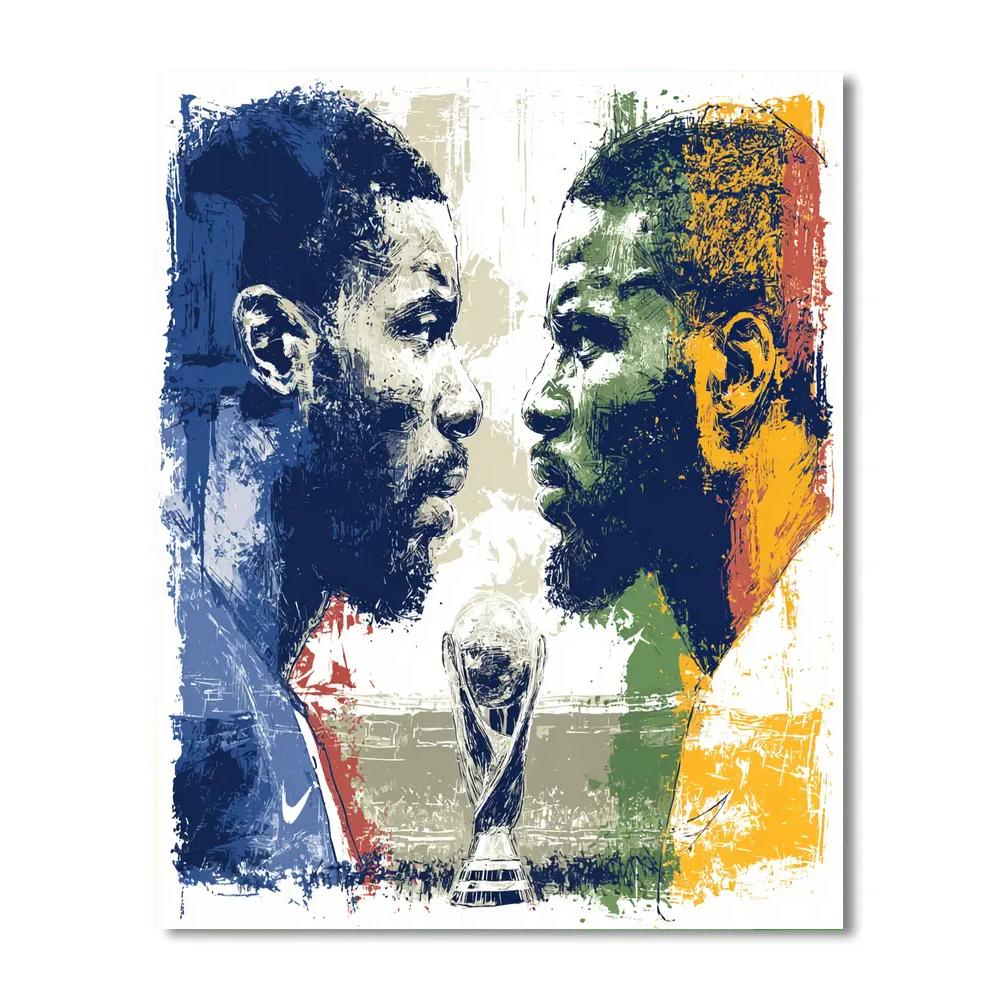 Fifa 2026 France Vs Senegal painting number kit