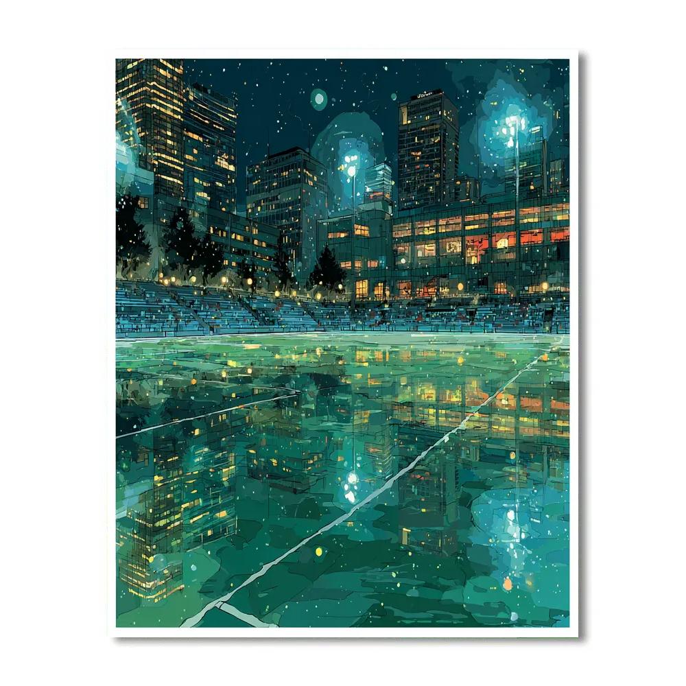 Seattle Fifa 2026 Rainlight Numbered painting kits
