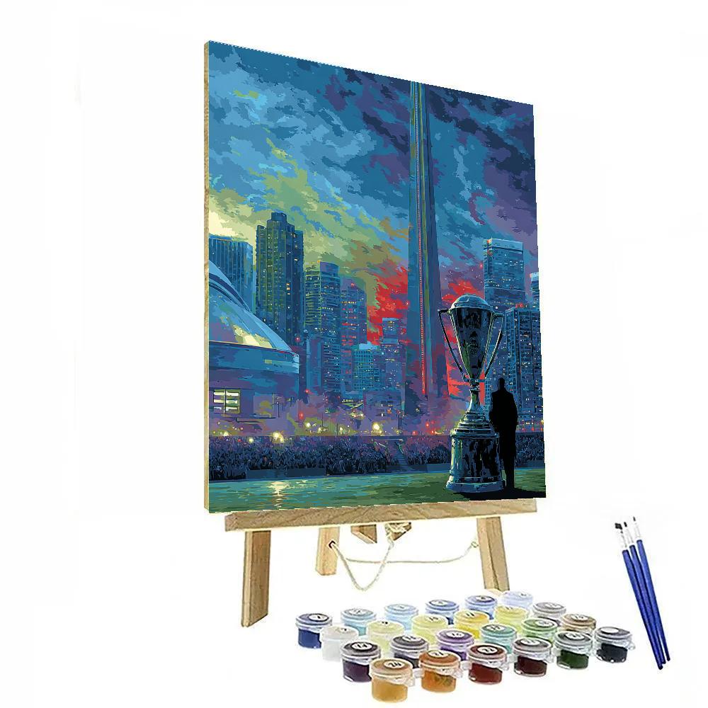 Toronto Fifa 2026 Maple Glow Paint by numbers kits