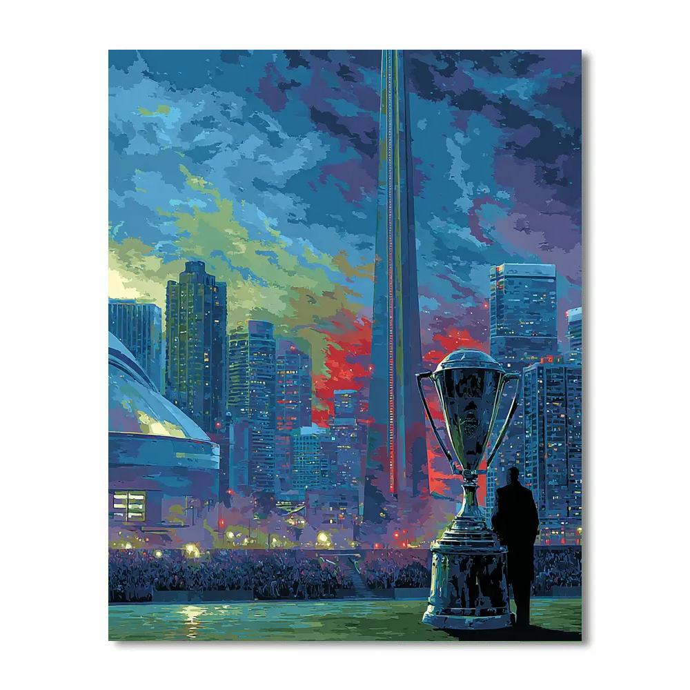 Toronto Fifa 2026 Maple Glow Paint by numbers kits